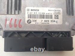 0281015233 Bosch Edc16c35 Dde 7823934 Ecu Engine Ecu Mini Cooper 1.6 R56