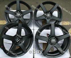 17 Black Rhythm Alloy Wheels 4x100 Bmw Mini R50 R52 R55 R56 R57 R58 R59
