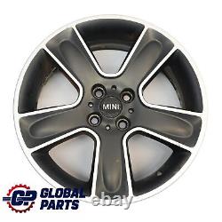 17-Inch Alloy Wheel 7J ET48 for Mini Cooper One R55 R56 Black Star Bullet 111