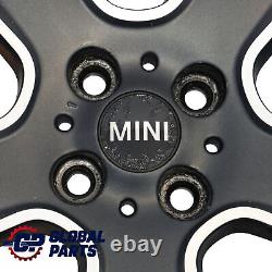 17-Inch Alloy Wheel 7J ET48 for Mini Cooper One R55 R56 Black Star Bullet 111