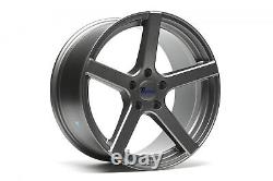 1 Lot/4 Concave 5-branch-design Wheels 9,5 X 19 Inches Et35 5x120 Grey