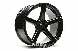 1 Lot Ta Technix Wheels-aluminium Concave 5-speichen 9,5 X 19 Et35 5x120 Black