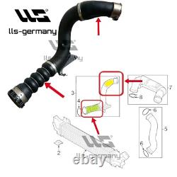 2X Turbo Hose Intake Pipe for MINI F54 Cooper Clubman One Clubman