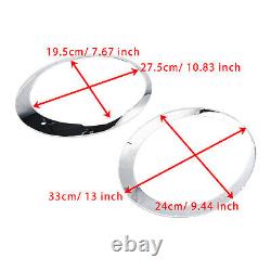 2pcs Headlight Trim Ring for Mini Cooper One R50 R52 R53 2001-06