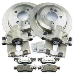 2x Brake Caliper Discs Rear Pads for Mini R50 R53 One COOPER S
