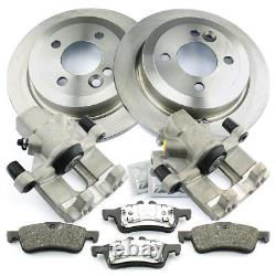 2x Brake Caliper Discs Rear Pads for Mini R50 R53 One COOPER S