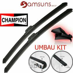 2x Champion D Broom Wiper Wipers The Golf Astra Corsa Clio 205