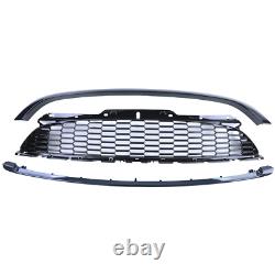 3-Piece Gloss Black Grille Kit for Mini One Cooper JCW R56 R57 R58 R59