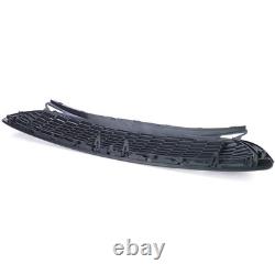 3-Piece Matte Black Grille Kit for Mini One Cooper S JCW R56 R55 Clubman