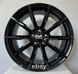 4 Alloy Wheels compatible with Mini Countryman 17 Clubman Cooper One 18 BLACK