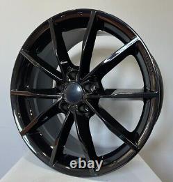 4 Alloy Wheels compatible with Mini Countryman 17 Clubman Cooper One 18 BLACK