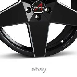 4 Rims Borbet A 7.5x17 Et35 4x100 Neu Swm For Mini Cabrio Cooper Clubman Coup