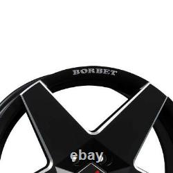 4 Rims Borbet A 7.5x17 Et35 4x100 Neu Swm For Mini Cabrio Cooper Clubman Coup