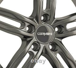 4 Rims Carmani 14 Paul 7.5x17 Et52 5x112 Hyp For Mini Mini