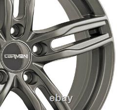 4 Rims Carmani 14 Paul 7.5x17 Et52 5x112 Hyp For Mini Mini