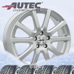 4 Rims & Tires Winter Skandic Ece 195/55 R16 87t Sil 16j Mini Mini Hankoo