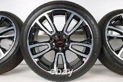 4 new 17'' wheels for MINI Cooper, One, Works, GP, Black Polish 5x112
