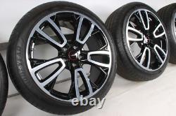4 new 17'' wheels for MINI Cooper, One, Works, GP, Black Polish 5x112