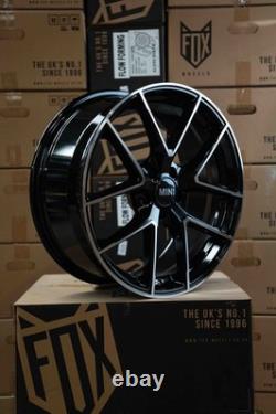 4 new 18' rims for MINI Cooper, One, Works, GP, Black Polish