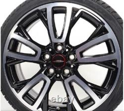 4 new 18'' wheels for MINI Cooper, One, Works, GP, Black Polish 5x112