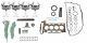 4x Excess Piston + 0.25 Mm Mini R56 R57 Clubman Chain Distribution Kit