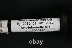 7589764 MINI Cooper One S R55 R56 Right Drive Shaft 2.942Km