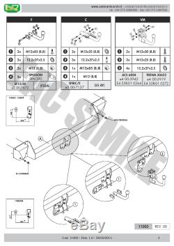 7br Swan Hitch For Mini Countryman R60 Saloon 3-5 P 2010-2016 11003fa1