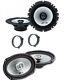 Alpine Sxe-1725s Sxe-6925s Speaker Set Mini Cooper One R50-r53 Front And Rear