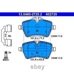 ATE Discs 294 MM + Front Coatings for Mini Cooper One Coupé Roadster