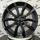 Alloy Wheels Compatible With Mini Compatriot 2017 Clubman Cooper One 17 Black