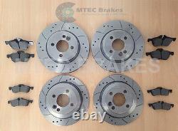BMW Mini ONE COOPER S Perforated Front and Rear Brake Discs & Pads
