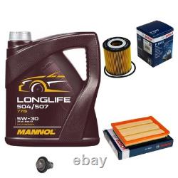 BOSCH Inspection Set 5 L MANNOL 5W-30 Longlife for MINI Mini Cooper One