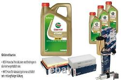 BOSCH Inspection Set 8 L Castrol EDGE 5W-30 LL for MINI Mini Cooper One BMW 2