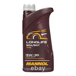 BOSCH Inspection set 7L MANNOL 5W-30 Longlife for Mini Cooper One and BMW 2