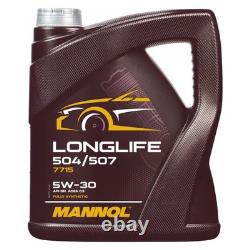 BOSCH Inspection set 7L MANNOL 5W-30 Longlife for Mini Cooper One and BMW 2