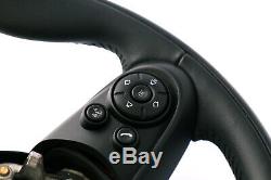 Bmw Mini Cooper F55 F56 F60 Sports Leather Steering Wheel Multifunction Radius 3