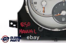 Bmw Mini Cooper One R50 R52 R53 Instrument Ensemble Chrono Package 6972085