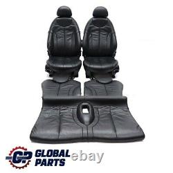Bmw Mini Cooper R50 R53 Leather Profile Panther Black Innensitze Seat Session