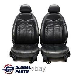 Bmw Mini Cooper R50 R53 Leather Profile Panther Black Innensitze Seat Session