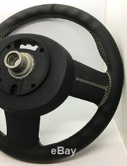 Bond Street Sports Wheel Black Leather Mini R56 R55 Clubman Cooper S Jcw