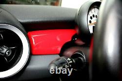 Brilliant Red Interior For Mini One Cooper R55 R56 R57 R58 R59 Habitacle