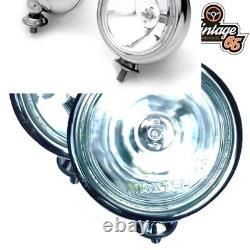 Chrome Edition Projector Lamp Kit & Wiring For BMW Mini COOPER S One Mk1