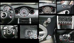 Chrome Interior Dial Kit For 2001-2006 Bmw Mini Cooper / S / One R50 R52 R53