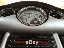 Chrome Interior Dial Kit For 2001-2006 Bmw Mini Cooper / S / One R50 R52 R53