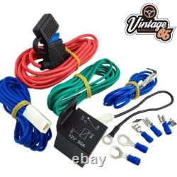 Chrome Spot Lamp Kit and Wiring for BMW Mini Cooper S One Mk1