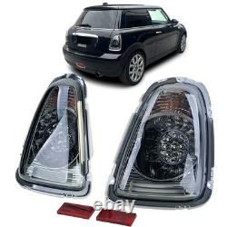 Clear Smoked Black LED Rear Lights for Mini One Cooper R56 2006-2010