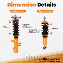 Coilover Shock Absorbers for Mini R55 Cooper / Cooper S / Cooper SD One