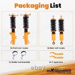 Complete Coilover Shock Absorbers for Mini R50 R53 2001-2006 Cooper One D