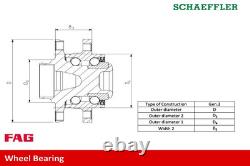 FAG Wheel Hub Rear Axle Part Suitable for Mini Cooper One R50-R53