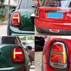 For F55 F56 F57 Mini Cooper Led Taillights 2014-18 Vibrant Union Jack R + L